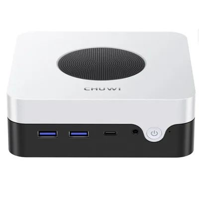 Неттоп Chuwi CWI556PI3, Core i3-1220P, 8GB RAM, 256GB SSD, Win 11 Pro, серый/белый