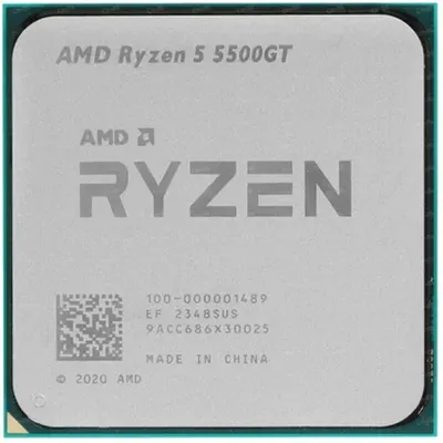 Центральный Процессор AMD RYZEN 5 5500GT OEM (Cezanne, 7nm, C6/T12, Base 3,60GHz, Turbo 4,40GHz, Vega 7, L3 16Mb, TDP 65W, SAM4)