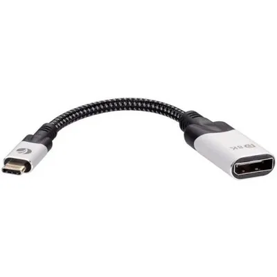 VCOM CU422MV-8K Aдаптер/ Aдаптер USB 3.1 Type-Cm --> DP A(f) 8K@60Hz, 0.15m  ,Alum ,VCOM <CU422MV-8K>