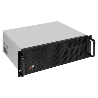 Корпус серверный Exegate - Pro 3U300-03, mITX, mDTX, mATX, 2х3.5", 1х5.25", 2xUSB2.0, Rack, 3U, без БП, цвет чёрный, EX297478RUS