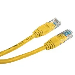 <046710> Кабель патч-корд .Patch cord кат.5e 2.0м, Cablexpert, многожильный, желтый [PP12-2M/Y]