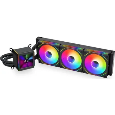 G89.GA2ALCD36INB.00 - Водяное охлаждение для CPU Lian Li GA II LCD SL-INF 360 ARGB 3x120mm Black G89.GA2ALCD36INB.00