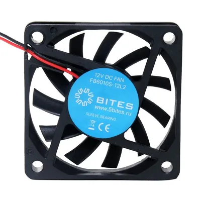 Вентилятор для корпуса 5bites FB6010S-12L2 черный 60мм 3200rpm 26db 2-pin