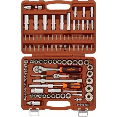 Набор инструмента Ombra OMT108S, 108 предметов, 1/4+3/8+1/2"