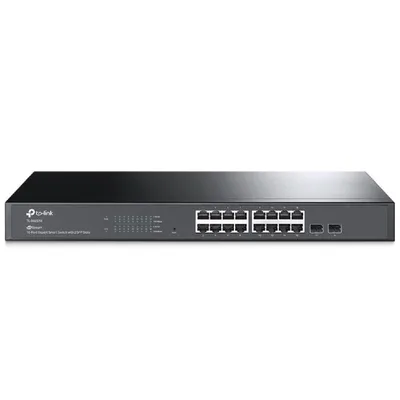 TP-Link SG2218 Коммутатор JetStream линейки Smart с 16 гигабитными портами RJ45 и 2 портами SFP