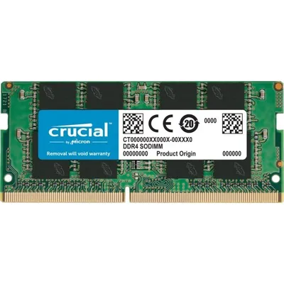 Оперативная память для ноутбука 16Gb (1x16Gb) PC4-25600 3200MHz DDR4 SO-DIMM Unbuffered CL22 Crucial CT16G4SFRA32A