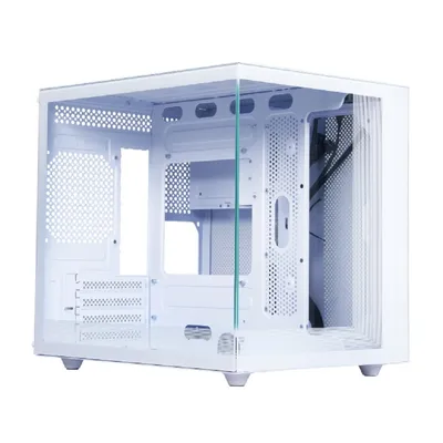 DEFENDER MINITOWER NovaCube Micro-ATX Mini-ITX  W/O PSU 2хUSB1.1+3.0+audio белый c окном 25102 DEFENDER