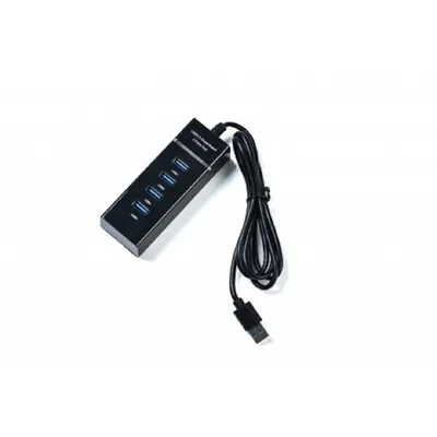 Концентратор USB KS-is KS-727, 4x USB 2.0 (вход USB 2.0 Type A), кабель 1.2м