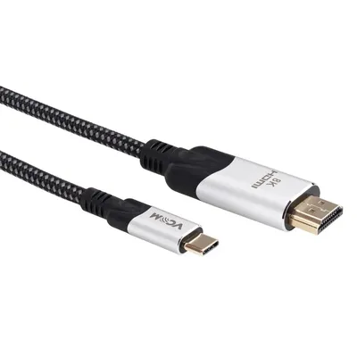 Кабель VCOM CU423MCV-1.8M, USB-C→HDMI, 8K@30Гц, 1.8м