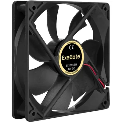 Вентилятор 12В DC ExeGate EX12025SM (120x120x25 мм, Sleeve bearing (подшипник скольжения), Molex, 1500RPM, 24dBA) <EX283394RUS>