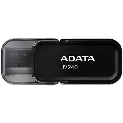 USB накопитель ADATA - UV240, USB Type A (USB 2.0), 32 ГБ, цвет чёрный, AUV240-32G-RBK