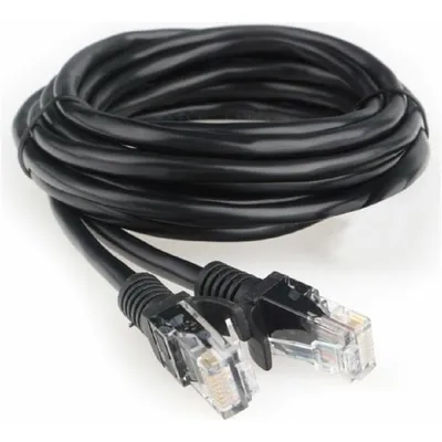<105058> Кабель патч-корд .Patch cord кат.5e 3.0м, Гарнизон, многожильный, чёрный [PC-UTP-5e-3-BK]