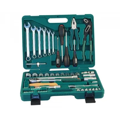 Набор инструментов JONNESWAY S04H52460S, 60 предметов, 1/4", 1/2"DR