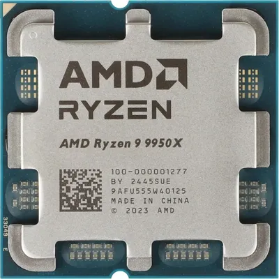 Центральный Процессор AMD RYZEN 9 9950X OEM (Granite Ridge AM5, 4nm, C16/T32, Base 4,30GHz, Turbo 5,70GHz, GPU Radeon Graphics, L3 64Mb, TDP 170W, SAM5)