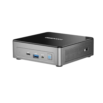 Мини-ПК Geekom AIR12, Intel Pentium 7505/8 ГБ DDR4/512 ГБ SSD/Intel UHD Graphics/Windows 11 Pro, серый; черный (GMAIR12PT7505-8512-EU)