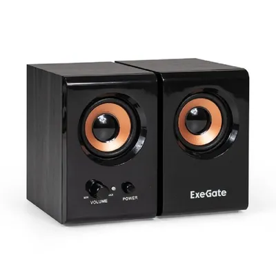 Колонки ExeGate EX294432RUS, активные, 2×3Вт, 220В