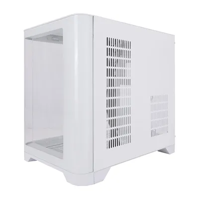 Корпус для ПК 1STPLAYER - UView UV5, 2х2.5", 1х3.5", 2xUSB3.0, Mini Tower, без БП, цвет белый, UV5-WH