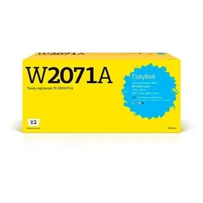T2  W2071A  картридж TC-HW2071A для HP Color Laser 150a/150nw/MFP 178nw/MFP 179fnw (700 стр.) голубой, с чипом