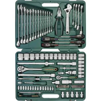 Набор инструмента JONNESWAY S04H624101SA, универсальный, 101 предмет, 1/4"+1/2"DR
