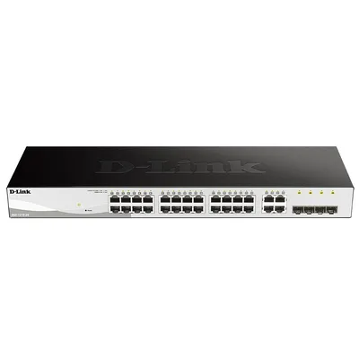 D-Link DGS-1210-28/FL2A Управляемый L2 коммутатор с 24 портами 10/100/1000Base-T и 4 комбо-портами 100/1000Base-T/SFP
