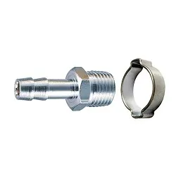 FUBAG Переходник 1/2"М на елочку 10мм с обжимным кольцом 10*15мм [180264]