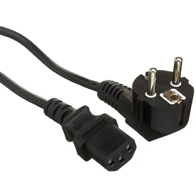 Кабель питания системного блока Exegate EX297802RUS Special PC-10S (Schuko угловой - C13, 3*1.0mm?, CCA, черный, 10м)