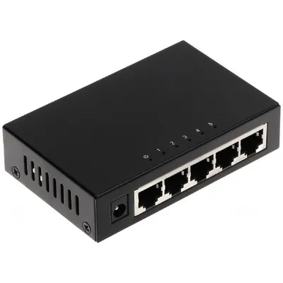 Коммутатор DAHUA DH-PFS3005-5GT, неуправляемый, 5×1GbE