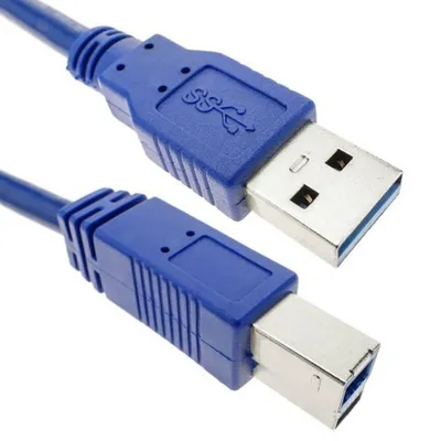 Кабель USB-USB, 5м, синий, KS-IS (KS-520-5)