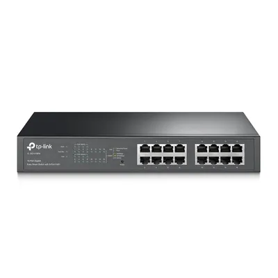 TP-Link TL-SG1016PE Коммутатор Easy Smart с 16 гигабитными портами (8 портов PoE+)