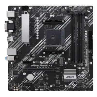 Материнская плата ASUS PRIME A520M-A II/CSM, AM4, A520, 4×DDR4, mATX