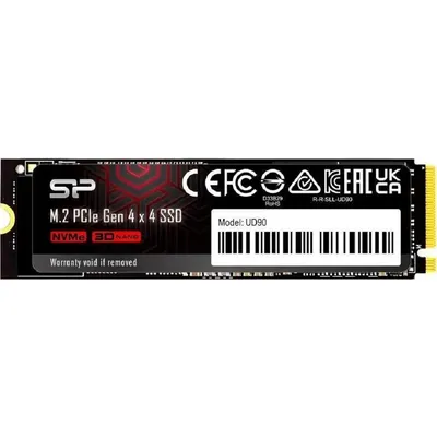 Накопитель SSD Silicon Power M-Series UD90, 2Tb, PCIe 4.0 x4, M.2 2280, NVMe, R/W 5000/4800