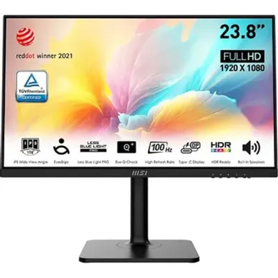 Монитор MICROSTAR 9S6-3PA59H-095, 23.8" IPS, FHD, 100Гц, USB-C, колонки
