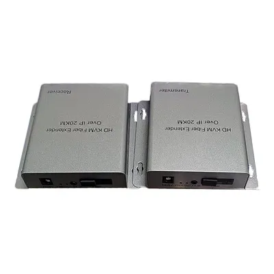 Удлинитель HDMI Orient VE065F HDMI Fiber IP KVM Extender (Tx+Rx), HDMI+USB до 20 км по оптическому кабелю, HDMI 1.4, 1080p@60Hz 33327