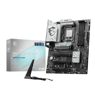 MICROSTAR MSI B860 GAMING PLUS WIFI {Soc-1851 Intel B860 4xDDR5 ATX AC`97 8ch 5Gigabit RAID+HDMI+DP}