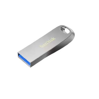 USB накопитель SanDisk - Ultra Luxe, USB Type A (USB 3.2 Gen 1), 64 ГБ, read speed-150MB/s, цвет серебристый, SDCZ74-064G-G46