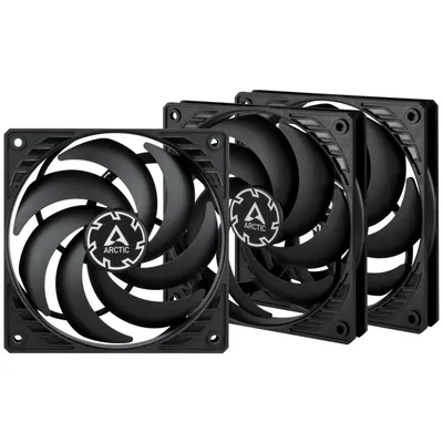 Корпусный вентилятор Arctic - P12 SLIM PWM PST, 120 мм, 4-pin, 2100rpm, цвет чёрный, ACFAN00275A