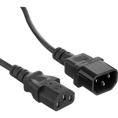 Кабель питания ExeGate ES280987RUS, IEC C13-C14, 1.8м, черный