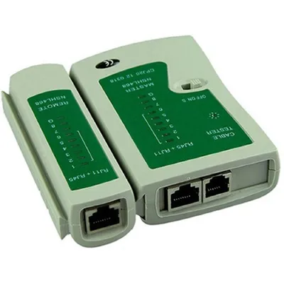 Сетевой тестер Exegate EX271121RUS, RJ-45/RJ-11/RJ-12