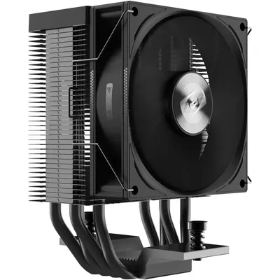 Кулер PCCOOLER R400 BK, TDP 180W, 4 тепловые трубки, 90мм