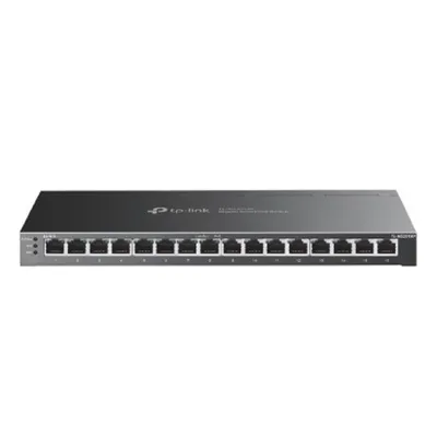 TP-Link SG2016P Коммутатор JetStream Smart с 16 гигабитными портами (8 портов PoE+)