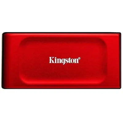 Kingston Portable SSD 1TB [SXS1000R/1000G] External XS1000,Type-C/A, USB 3.2 Gen 2, R/W 1050/1000MB/s, 70x33x14mm, 29g., Red (5 лет)
