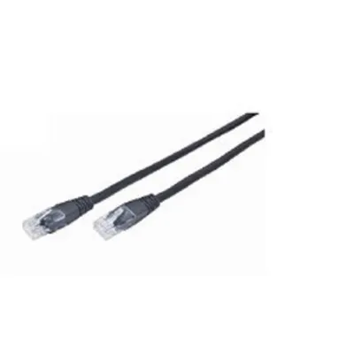 Патч-корд Bion [BPC-U5E101-3M-BK] U/UTP, Cat.5e, AWG 26 (7/0,16мм), CCA, многожильный, PVC, 3м, черный