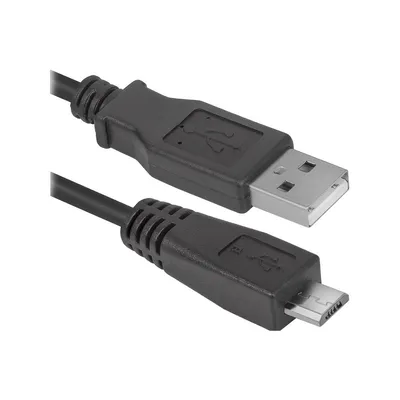 Кабель Defender 87459, USB 2.0 AM-MicroBM, 1.8м