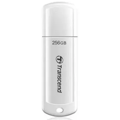 Флешка USB Transcend Jetflash 730 (TS256GJF730), 256Gb, USB 3.0, R/W 120/60, белый