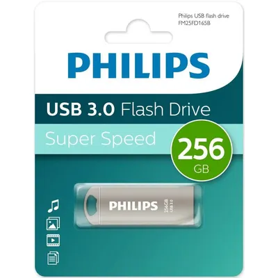 Флеш-диск  USB3.1 256Gb PHILIPS lRoN 3.0, USB 3,0 <FM25FD165B/97>