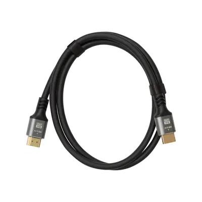 Bion Expert Кабель HDMI v2.1, 19M/19M, 3D, 8K UHD, экран, 1 м, черный [BXP-HDMIV21-1M]