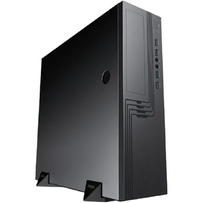 Корпус Powerman 6141876 EL555, Slim, mATX, miniATX, 300W