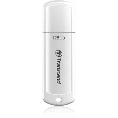 USB накопитель Transcend - JetFlash 730, USB Type A (USB 3.2 Gen 1), 128 ГБ, write speed-40MB/s, read speed-90MB/s, цвет белый, TS128GJF730