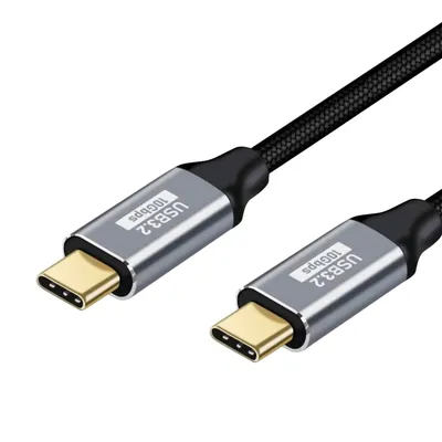 Bion Кабель USB Type-C - Type-C (CM/CM), 100W, USB 3.1 Gen2, 4K@60Hz, 10 Гбит/с, 3 м, тканевая оплётка, черный [BXP-CCP-USBC3.1-CMCM-030M-B]