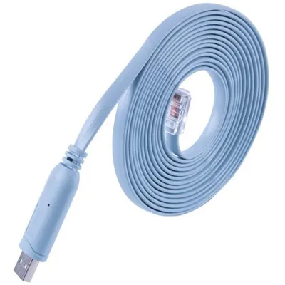 Кабель-адаптер консольный KS-is KS-537U, USB A → RJ45, 1.8 м